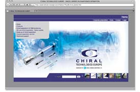 Example of creation of scientific company web site