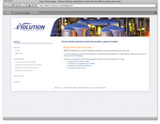 Example of creation of a process engineering company web site
